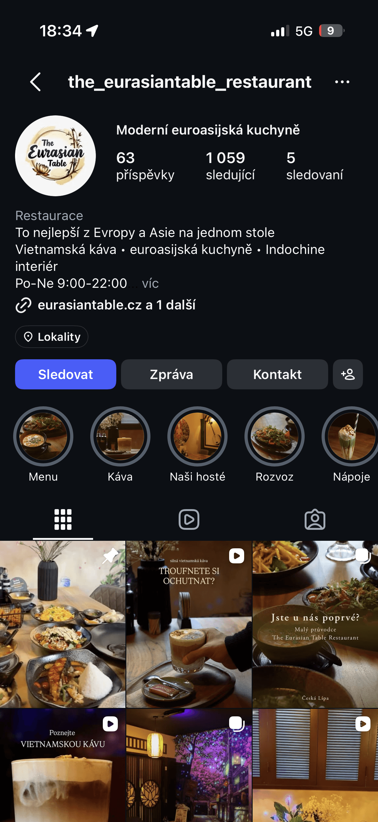 Instagram profil The Eurasian Table
